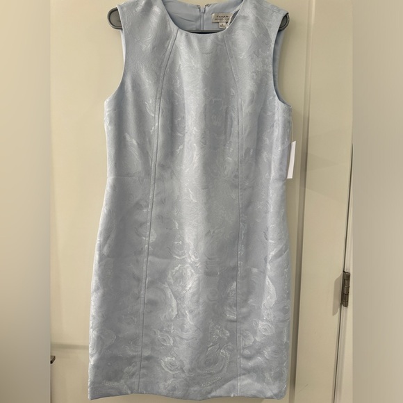 Tahari ASL Women's Floral Jacquard Wrap Jacket and Dress Set - Picture 12 of 12